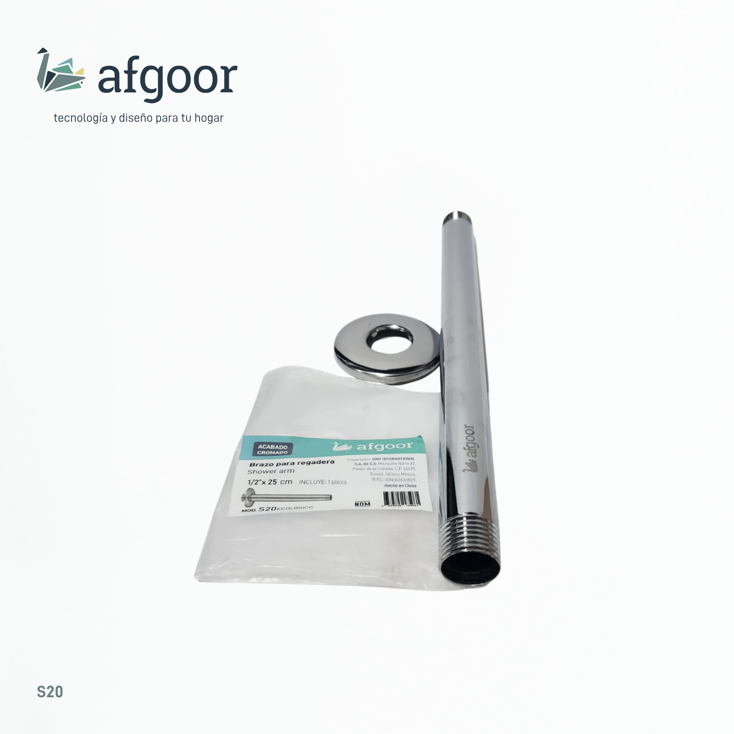 Brazo para regadera S20