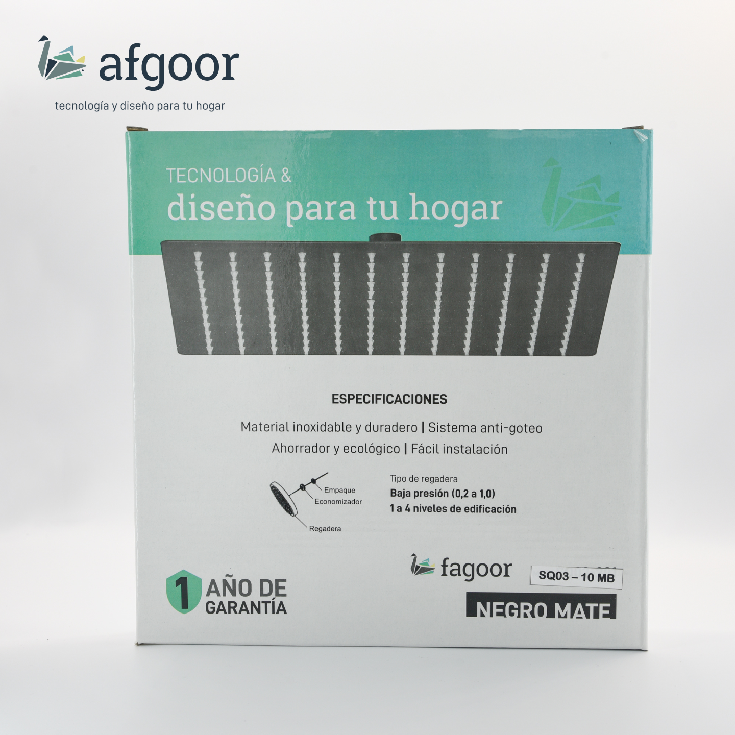 Regadera SQ03-10MB